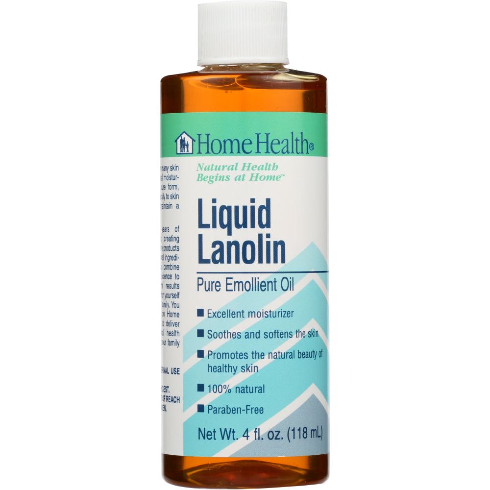 HOME HEALTH: Liquid Lanolin Pure Emollient Oil, 4 Oz - #tag1# - #tag2#