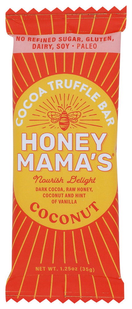 HONEY MAMAS: Cocoa Truffle Coconut Bar, 1.25 oz - #tag1# - #tag2#