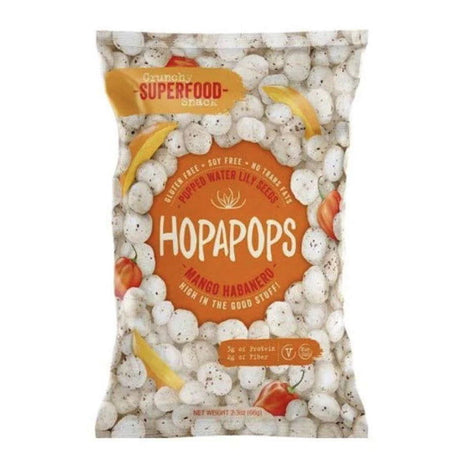 HOPAPOPS: Mango Habanero Popped Water Lily Seeds, 2.3 oz - #tag1# - #tag2#