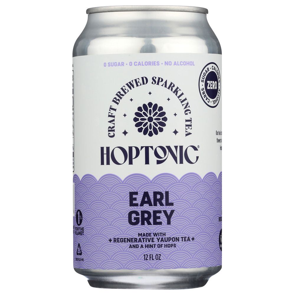 HOPTONIC: Earl Grey RTD Black Tea, 12 fo - #tag1# - #tag2#