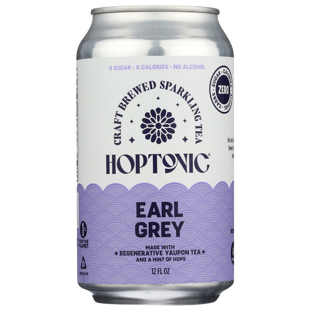 HOPTONIC: Earl Grey RTD Black Tea, 12 fo - #tag1# - #tag2#