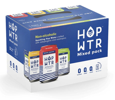 HOP WTR: Wtr 4 Flavor Variety 12 Pk, 144 fo - #tag1# - #tag2#