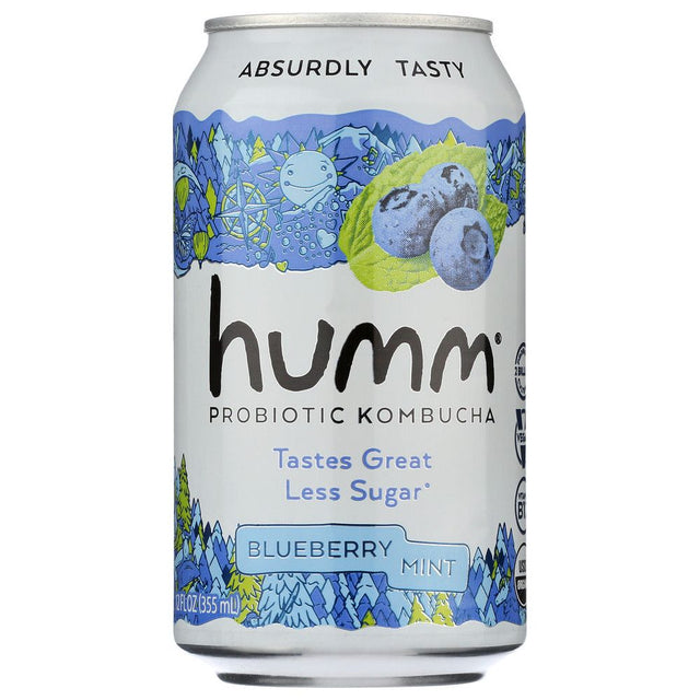 HUMM: Kombucha Blueberry Mint, 12 fo - #tag1# - #tag2#