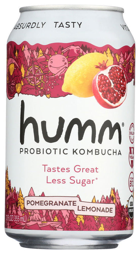 HUMM: Kombucha Pomegranate Lemonade, 12 fo - #tag1# - #tag2#