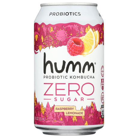 HUMM: Kombucha Rspbry Lmond Zro, 12 fo - #tag1# - #tag2#