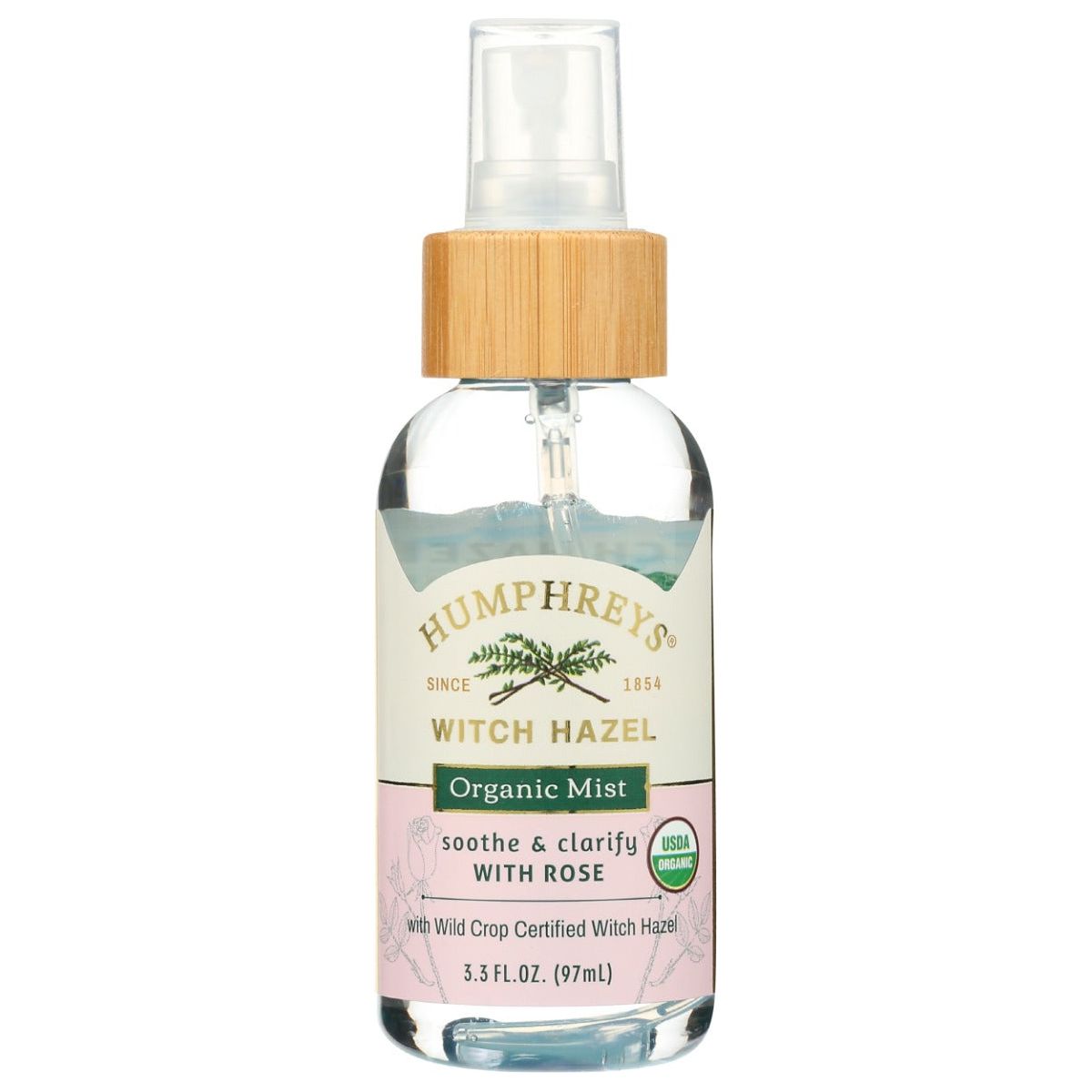 HUMPHREYS: Witch Hazel Rose Organic Mist, 3.3 oz - #tag1# - #tag2#