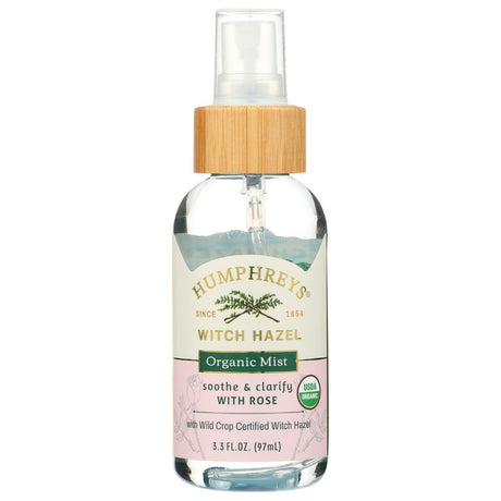 HUMPHREYS: Witch Hazel Rose Organic Mist, 3.3 oz - #tag1# - #tag2#