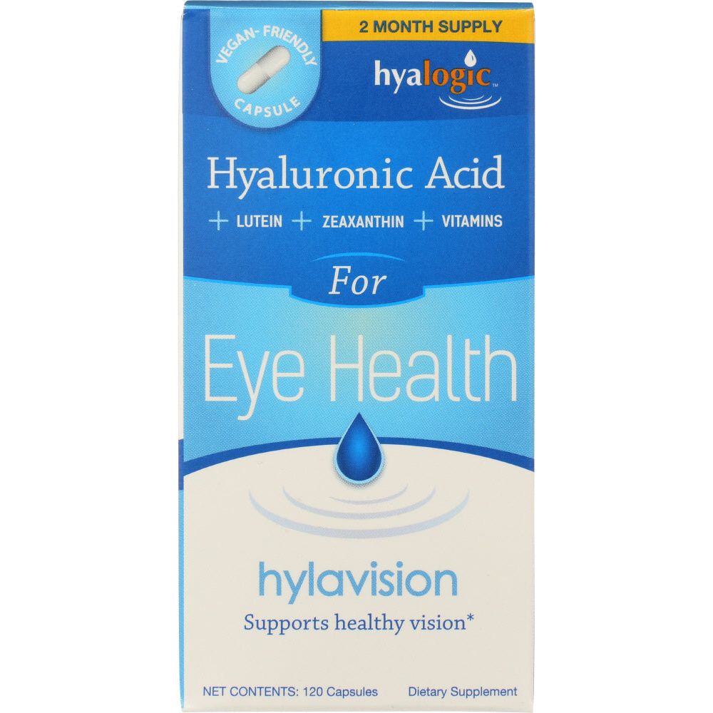 HYALOGIC: Ha Hylavision Eye Frmla, 120 VC - #tag1# - #tag2#