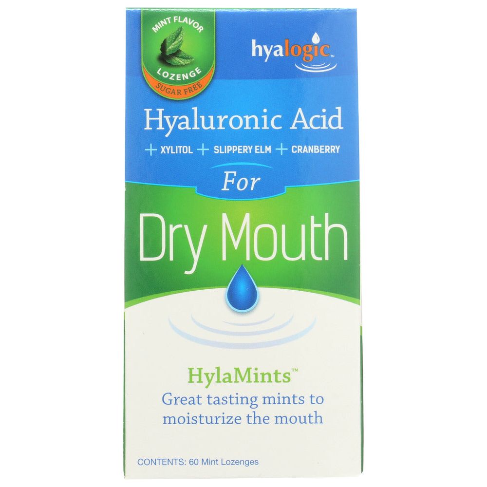 HYALOGIC: Hylamint Dry Mouth Lozeng, 60 EA - #tag1# - #tag2#
