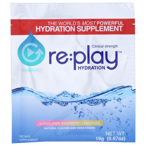 HYDRATION HEALTH PRODUCTS: Replay Rasp Lemonade Pkt, 19 gm - #tag1# - #tag2#