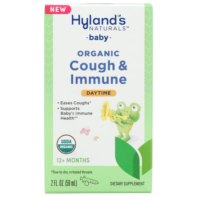 HYLANDS: Baby Organic Cough and Immune Daytime, 2 fo - #tag1# - #tag2#