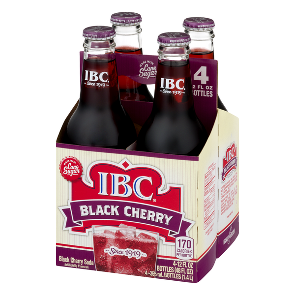 IBC: Black Cherry Flavored Soda, 48 fo - #tag1# - #tag2#