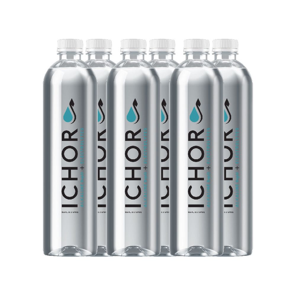 ICHOR: Alkaline Electrolyte Water 9.5 Ph 6 Bottles, 202.8 fo - #tag1# - #tag2#