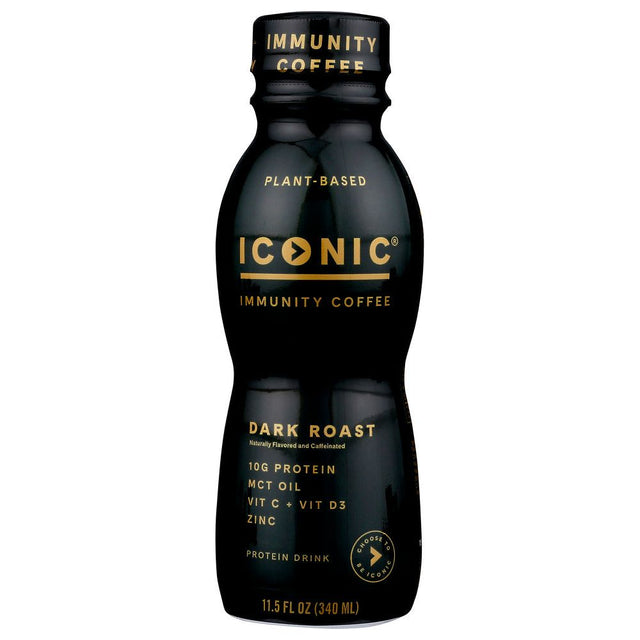 ICONIC: Protein Rtd Dark Roast, 11.5 fo - #tag1# - #tag2#