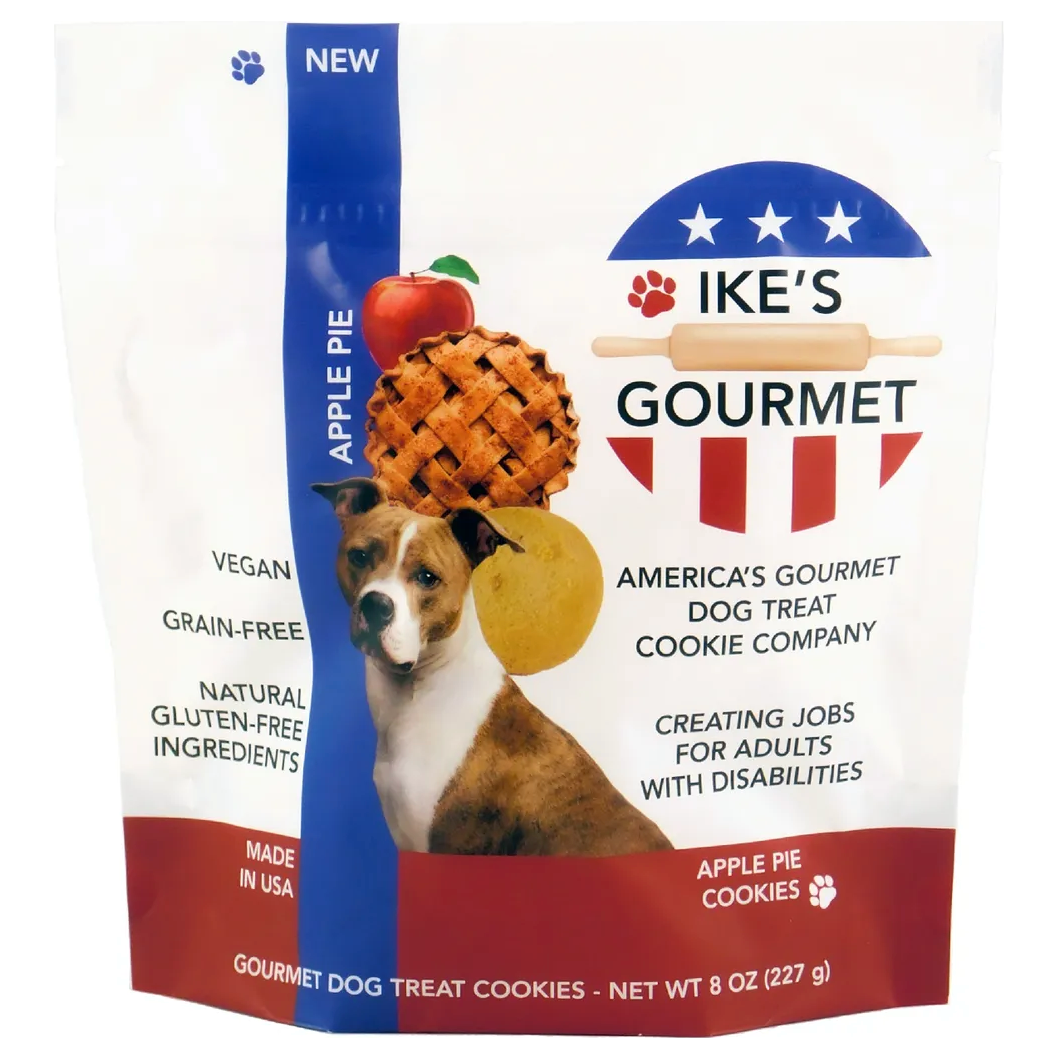 IKE'S GOURMET: Treat Dog Ckie Apple Pie, 8 oz - #tag1# - #tag2#