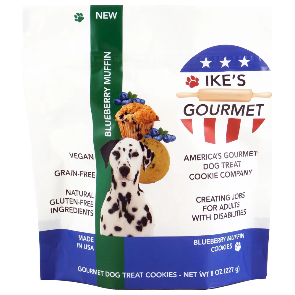 IKE'S GOURMET: Treat Dog Ckie Blbry Mfn, 8 oz - #tag1# - #tag2#