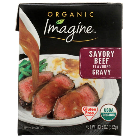 IMAGINE: Organic Savory Beef Flavored Gravy, 13.5 fl oz - Sunshine Co Op. - #tag1# - #tag2# - #tag3# - #tag4#