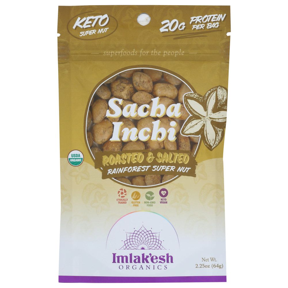 IMLAKESH ORGANICS: Organic Sacha Inchi Nuts, 2.25 oz - #tag1# - #tag2#