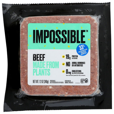 IMPOSSIBLE FOODS: Burger Plant-Based Meat, 12 oz - #tag1# - #tag2#