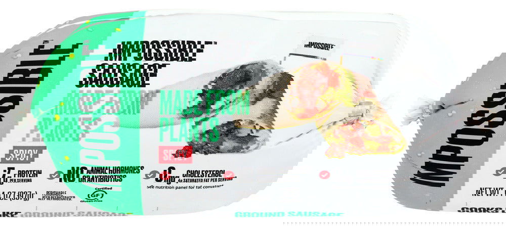 IMPOSSIBLE FOODS: Impossible Sausage Made From Plants Spicy, 14 oz - #tag1# - #tag2#