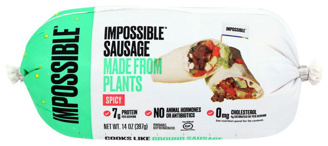 IMPOSSIBLE FOODS: Impossible Sausage Made From Plants Spicy, 14 oz - #tag1# - #tag2#