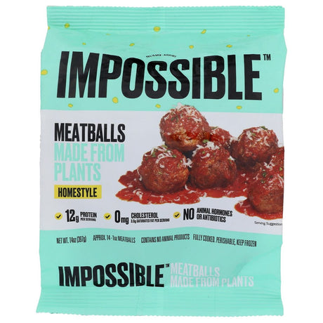 IMPOSSIBLE FOODS: Meatballs Plant Based, 14 oz - #tag1# - #tag2#