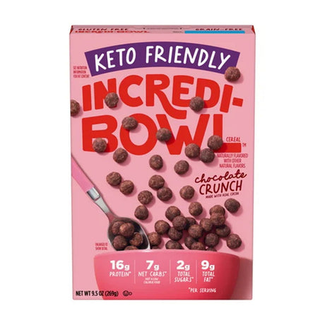 INCREDI-BOWL: Chocolate Crunch Cereal, 9.5 oz - #tag1# - #tag2#