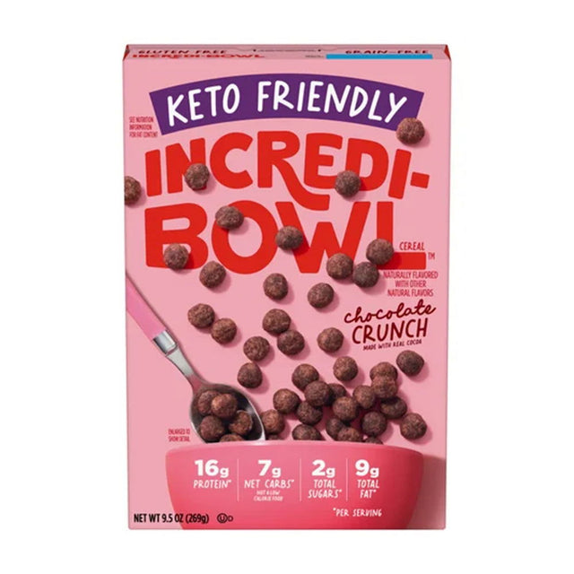 INCREDI-BOWL: Chocolate Crunch Cereal, 9.5 oz - #tag1# - #tag2#