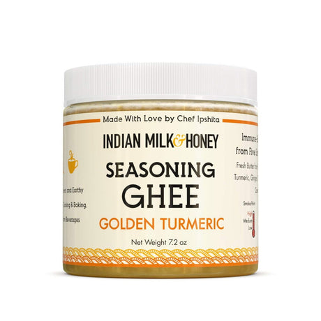 INDIAN MILK & HONEY: Ghee Turmeric Golden, 7.2 oz - #tag1# - #tag2#