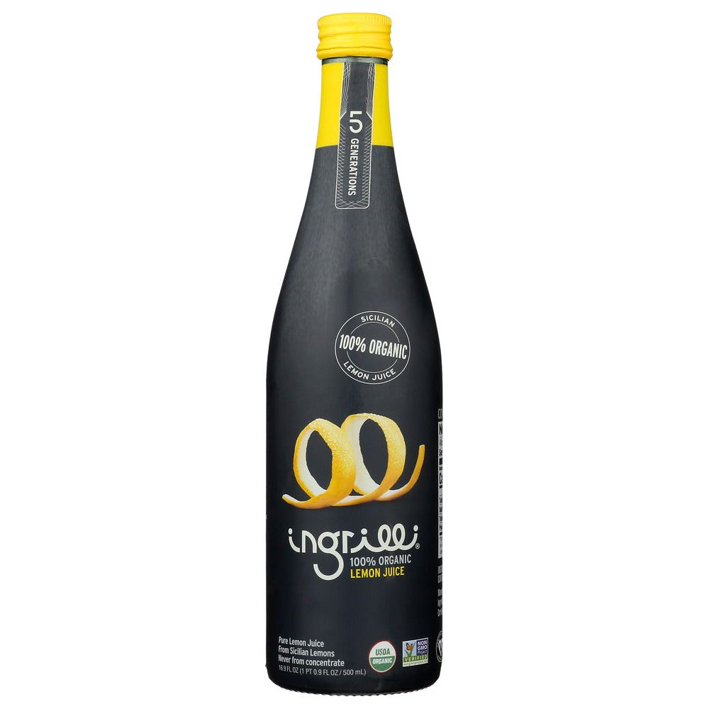 INGRILLI: Organic Lemon Juice, 16.9 fo - #tag1# - #tag2#