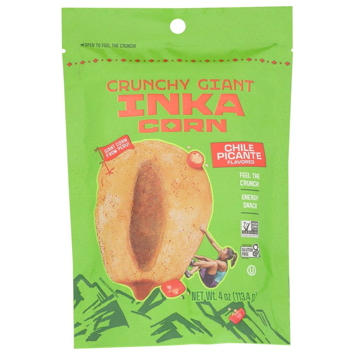 INKA: Crunchy Giant Corn Chile Picante, 4 oz - Sunshine Co Op. - #tag1# - #tag2# - #tag3# - #tag4#