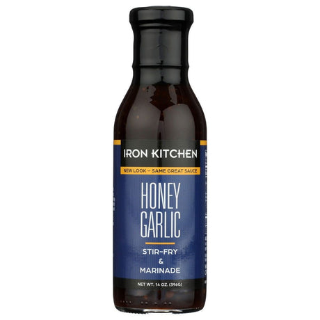 IRON CHEF: Honey Garlic Stir Fry Sauce, 13 oz - Sunshine Co Op. - #tag1# - #tag2# - #tag3# - #tag4#