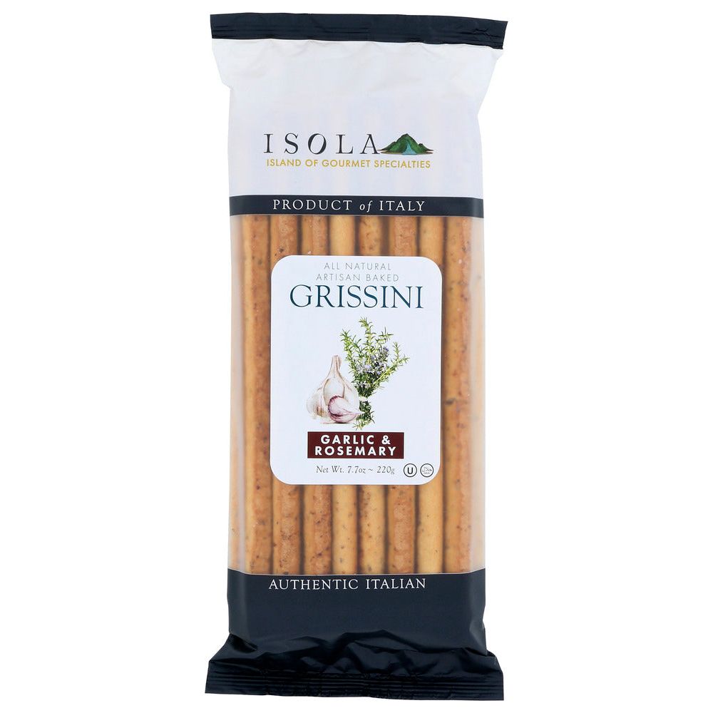 ISOLA: Garlic Rosemary Grissini, 220 gm - #tag1# - #tag2#