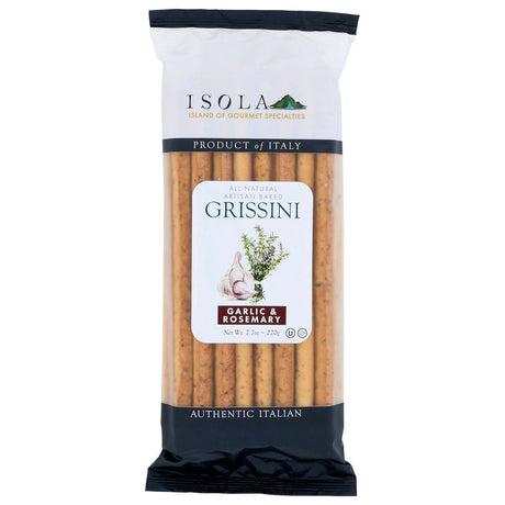 ISOLA: Garlic Rosemary Grissini, 220 gm - #tag1# - #tag2#