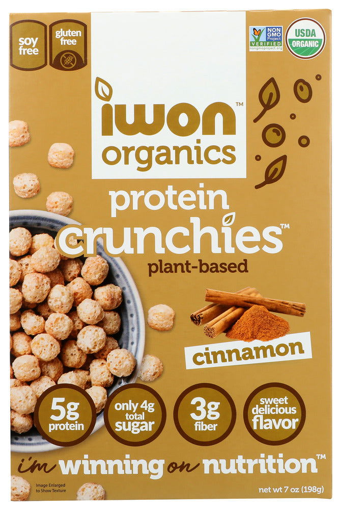 IWON ORGANICS: Crunchies Protein Cinnamn, 7 oz - #tag1# - #tag2#
