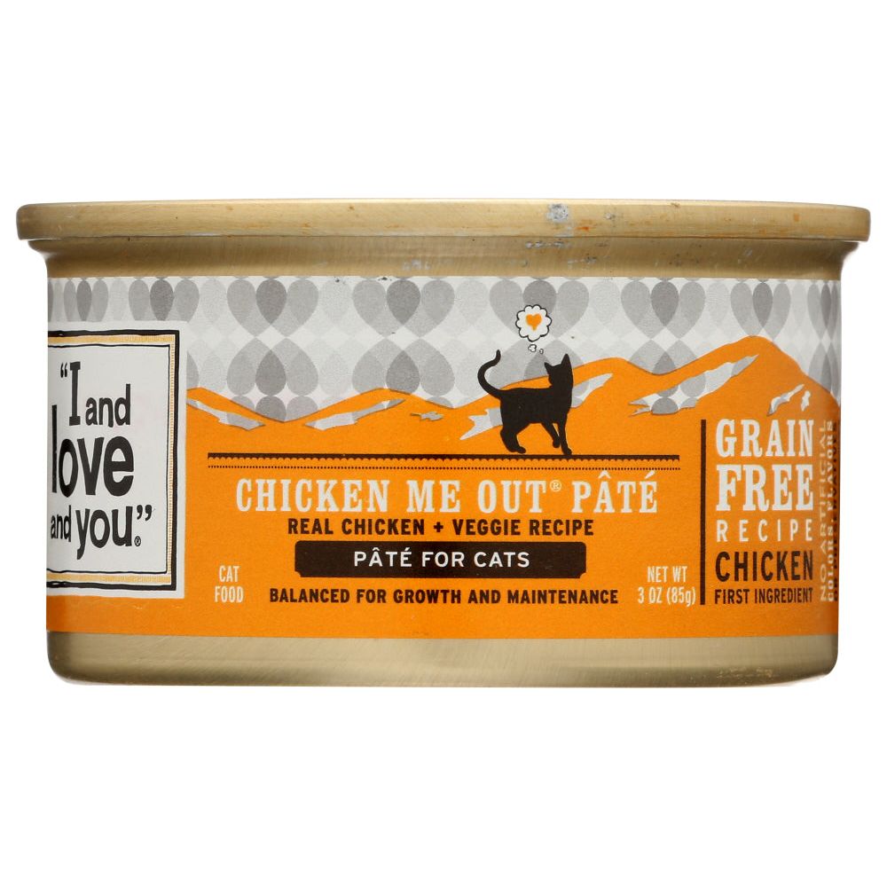 I&LOVE&YOU: Chicken Me Out Pate Wet Canned Cat Food, 3 oz - #tag1# - #tag2#