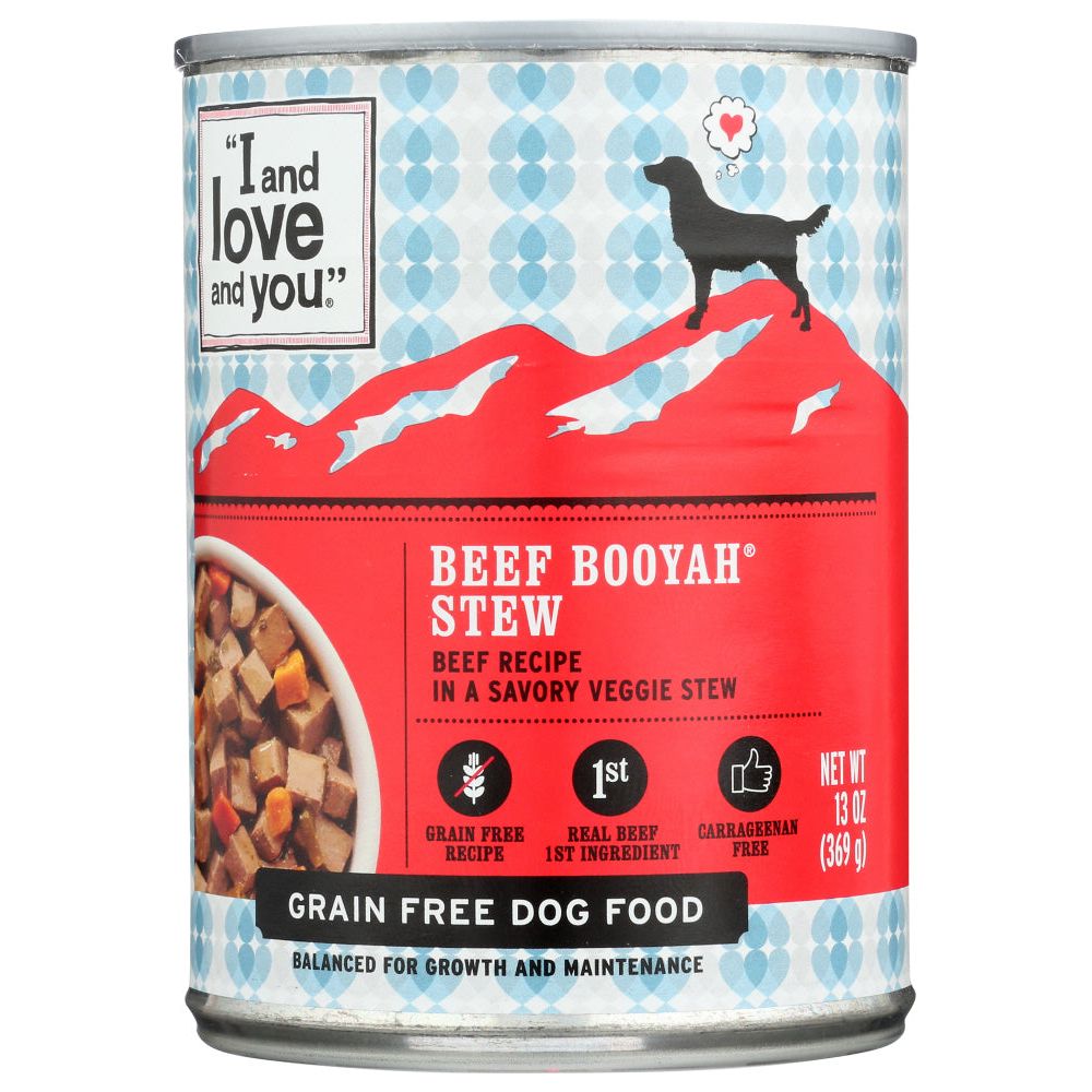 I&LOVE&YOU: Dog Food Can Beef Booyah Stew, 13 oz - #tag1# - #tag2#