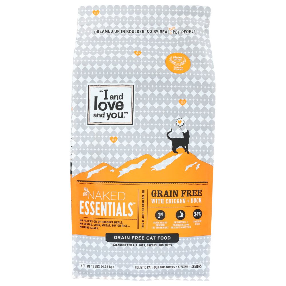 I&LOVE&YOU: Naked Essentials Chicken & Duck Cat Food, 11 lb - #tag1# - #tag2#