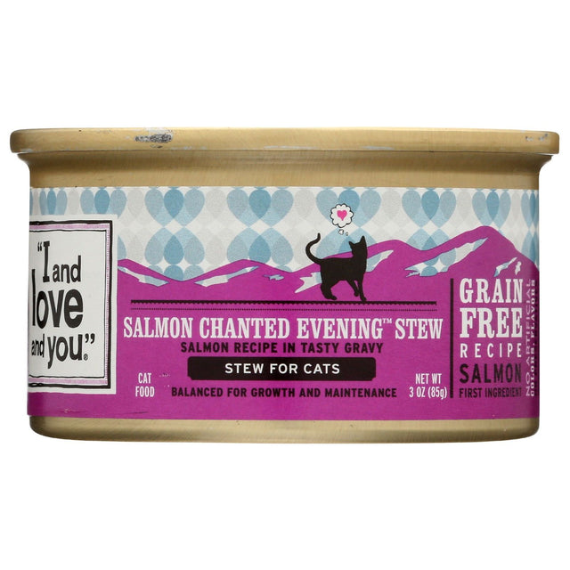 I&LOVE&YOU: Salmon Chanted Evening Stew Wet Canned Cat Food, 3 oz - Sunshine Co Op. - #tag1# - #tag2# - #tag3# - #tag4#