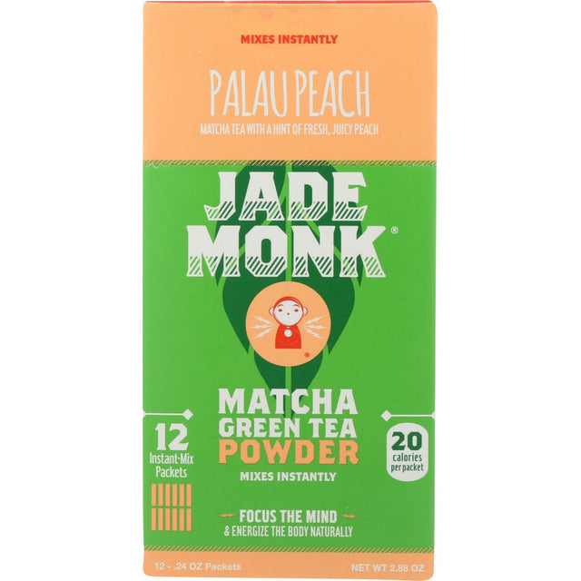 JADE MONK: Palau Peach Matcha Tea, 2.88 oz - #tag1# - #tag2#