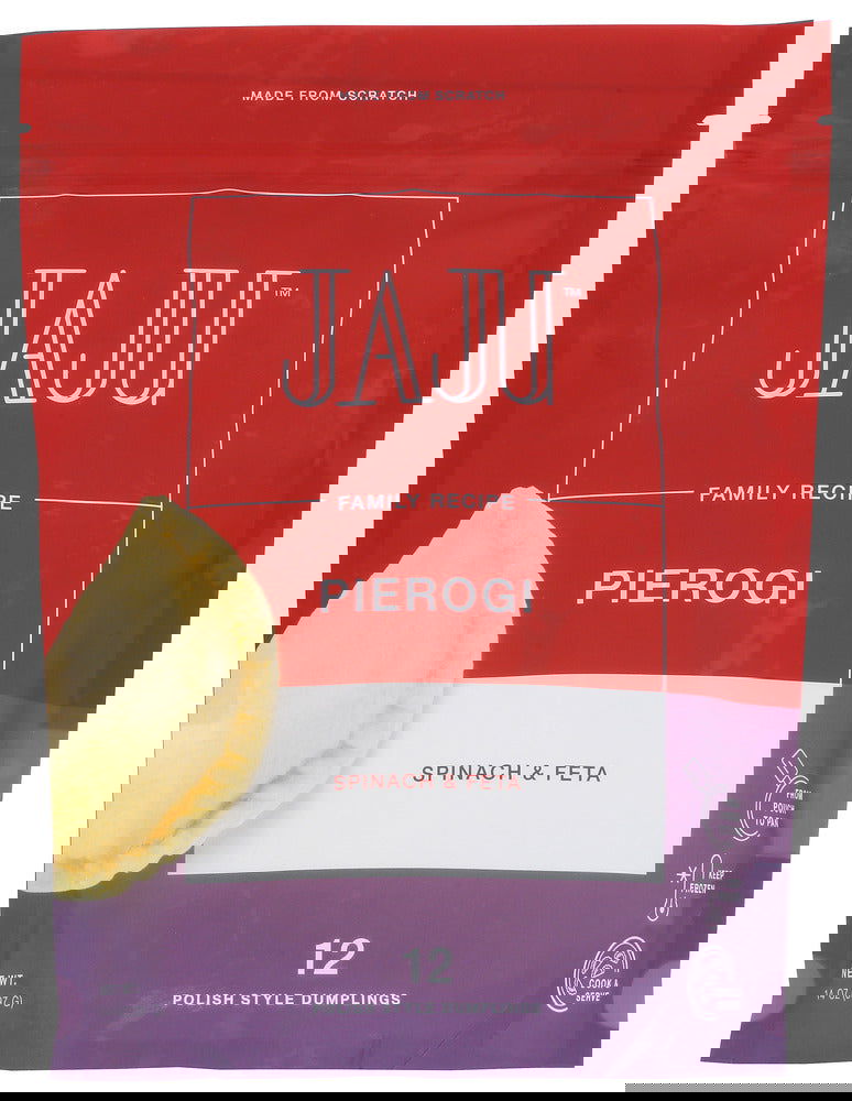 JAJU: Feta Spinach Pierogi, 14 oz - #tag1# - #tag2#