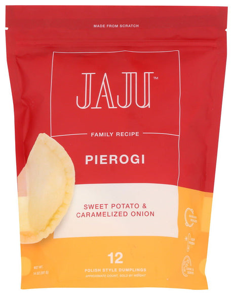 JAJU: Sweet Potato And Caramelized Onion Pierogi, 14 oz - #tag1# - #tag2#