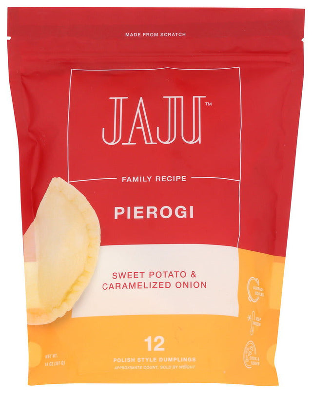 JAJU: Sweet Potato And Caramelized Onion Pierogi, 14 oz - #tag1# - #tag2#
