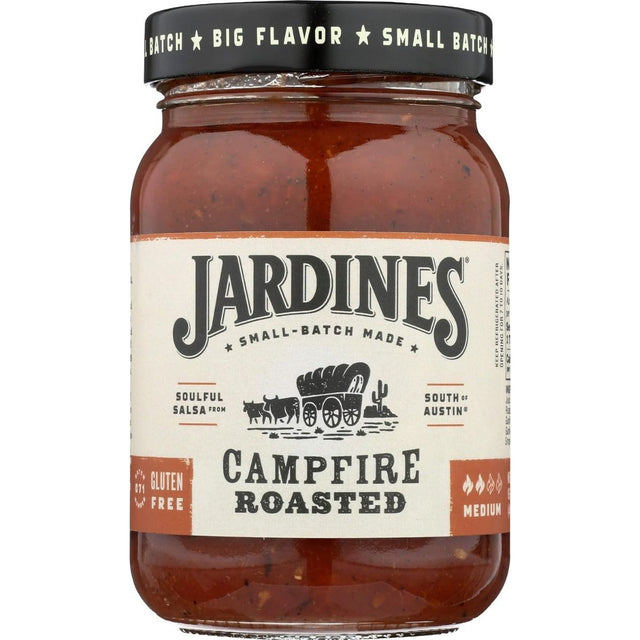 JARDINES: Medium Campfire Roasted Salsa, 16 oz - #tag1# - #tag2#