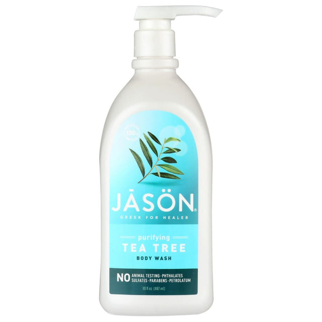 JASON: Body Wash Purifying Tea Tree, 30 oz - #tag1# - #tag2#