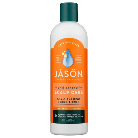 JASON: Dandruff Relief Shampoo + Conditioner, 12 oz - #tag1# - #tag2#