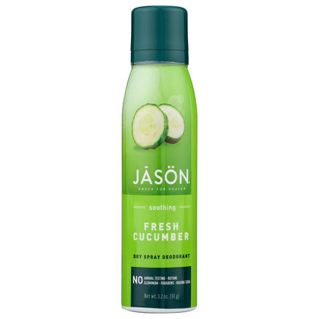 JASON: Deodorant Spray Fresh Cucumber, 3.8 oz - #tag1# - #tag2#