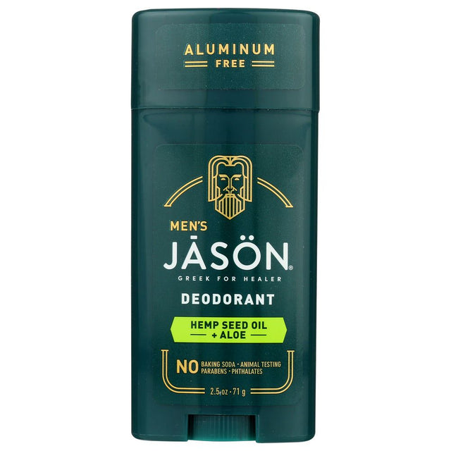 JASON: Hemp Seed Oil & Aloe Deodorant Stick, 2.5 oz - #tag1# - #tag2#