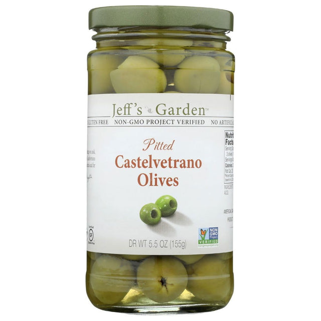 JEFFS NATURALS: Pitted Castelvetrano Olives, 5.5 oz - Sunshine Co Op. - #tag1# - #tag2# - #tag3# - #tag4#
