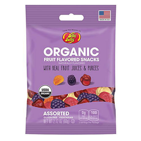 JELLY BELLY: Organic Fruit Flavored Snacks Assorted, 2.12 oz - #tag1# - #tag2#